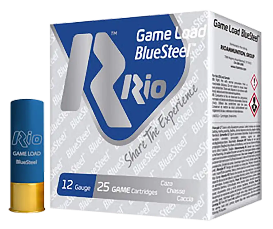 Rio Ammunition GLBS327 12 Gauge BlueSteel Game Load 7 Shot 25/Box