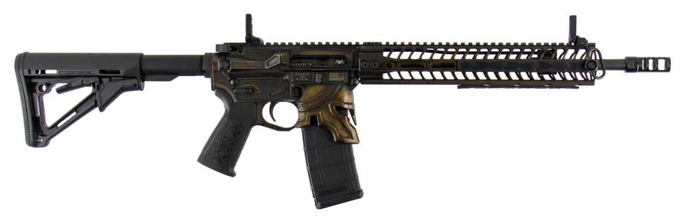 Spikes STR5610M2R Spartan Rifle 5.56 NATO 16" Bronze Cerakote with Magpul CTR Stock