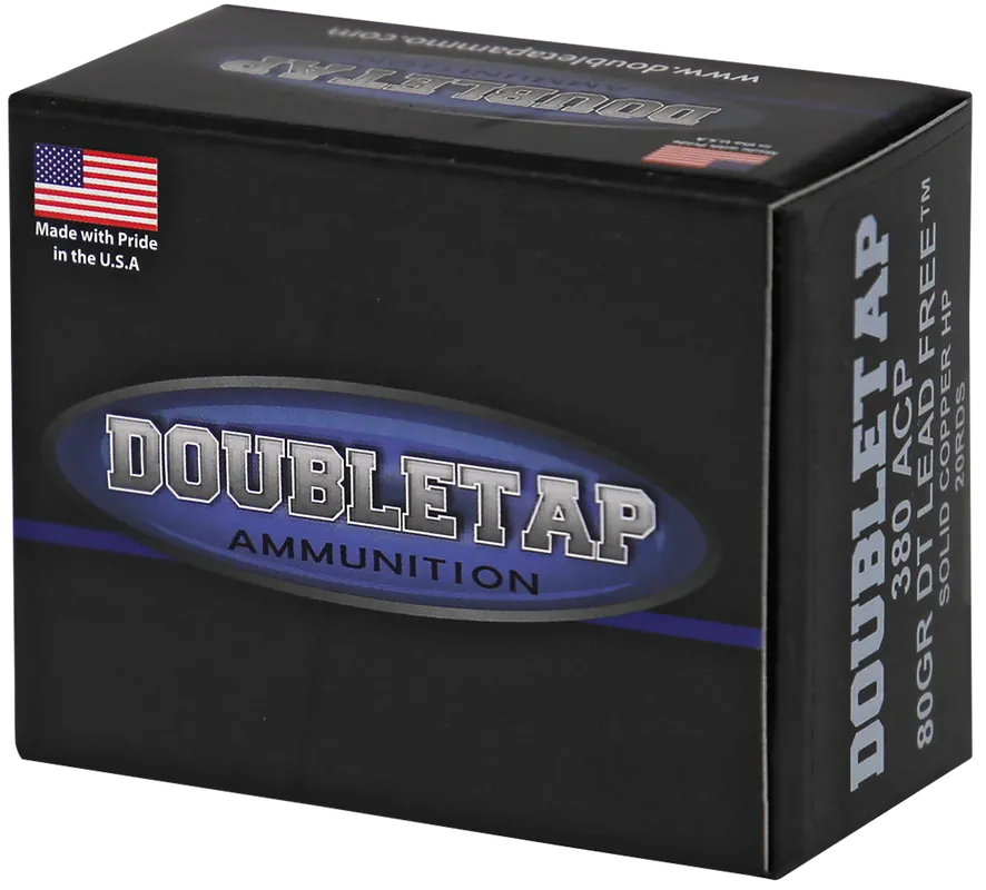 DoubleTap Defense Tac-XP 380ACP 80gr Lead-Free Ammo - 20/Box