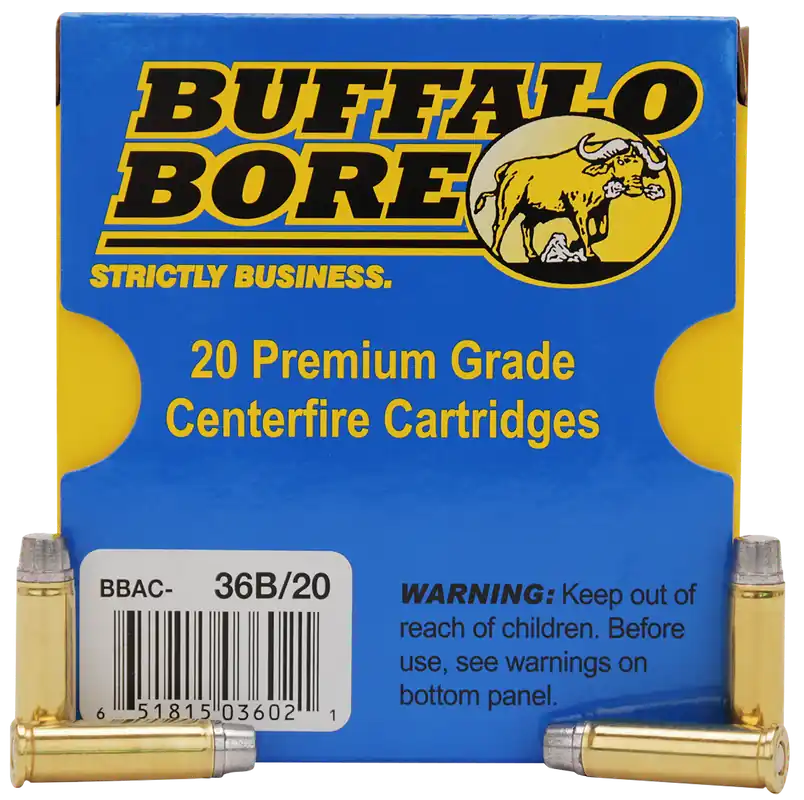 Buffalo Bore 36B20 Heavy 32H&R Mag +P 130gr Hard Cast Ammo - 20/Box
