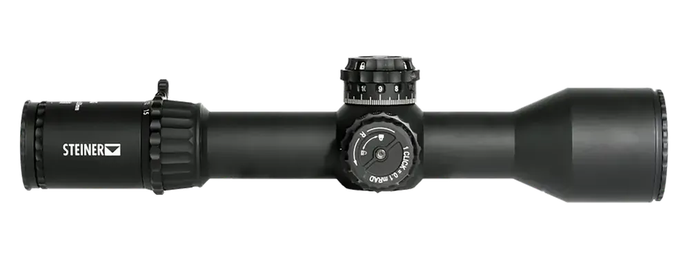 Steiner T6Xi 2.5-15x50mm FFP Scope with Illuminated SCR Mil Reticle and Throw Lever
