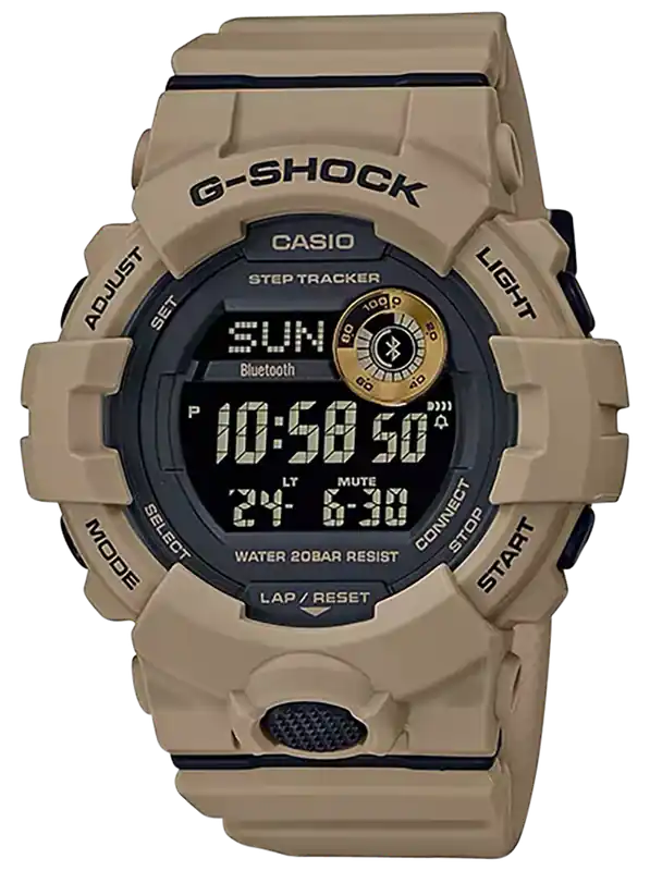G-Shock Tactical Move Power Trainer Fitness Tracker in Tan - Model GBD800UC5