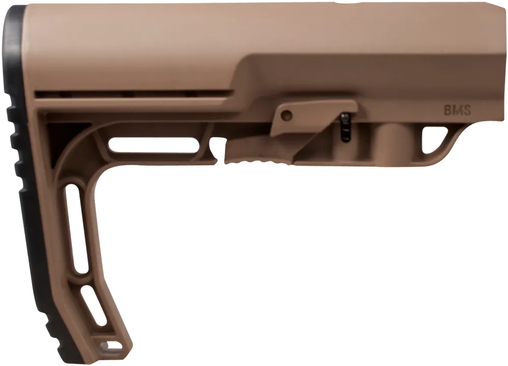 Mission First Tactical BMSSDE Battlelink Minimalist Stock for AR-15/M16/M4 - Scorched Dark Earth (Commercial Tube Not Included)