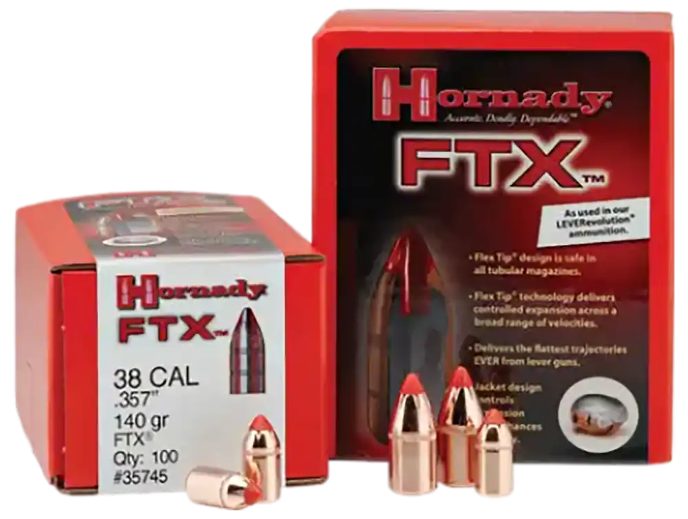 Hornady 30395 FTX .308 160gr Flex Tip Expanding Bullets - 100/Box