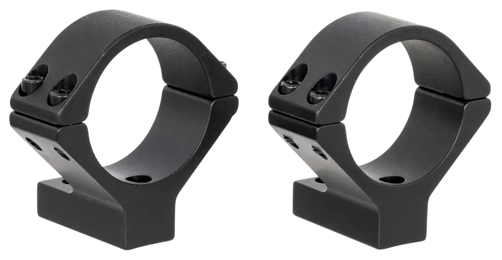 Talley 730759 Black Anodized Aluminum 30mm Scope Mount/Ring Combo for Tikka T1/T1X Low Rings 0 MOA