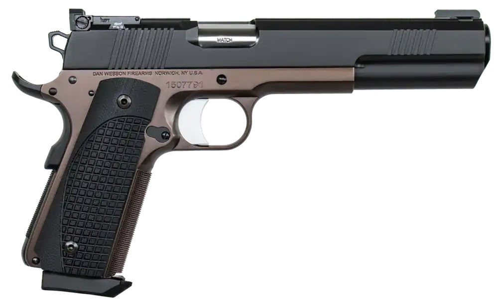 Dan Wesson 01841 Bruin 10mm Auto Pistol - Stainless Steel, Bronze Frame, G10 Grip, Ambidextrous