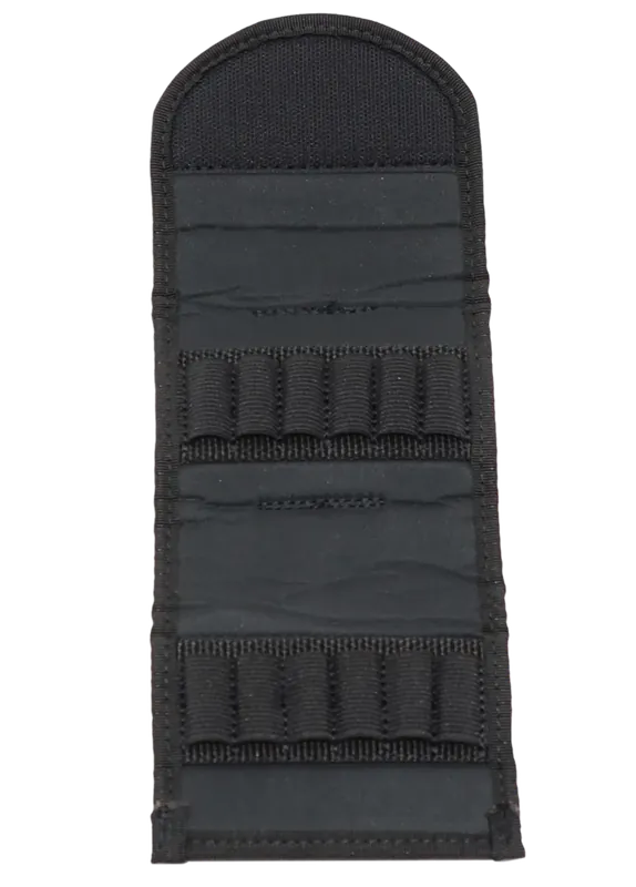 GrovTec US Inc GTAC89 Folding Rifle Belt Slide Mount with 12rd Elastic Loops 2.25" Nylon