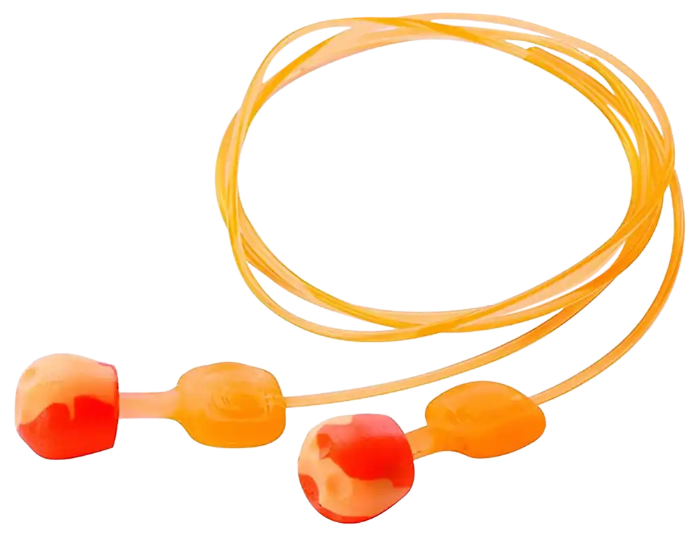 Howard Leight TrustFit Pod Earplugs, 28 dB, Behind-the-Neck, Orange, 3 Pairs