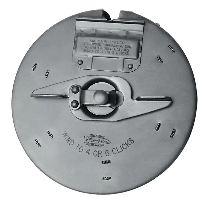 Thompson T12BKT A1 10-Round Drum Magazine for 1927-A1 Thompson .45 ACP Blued Steel