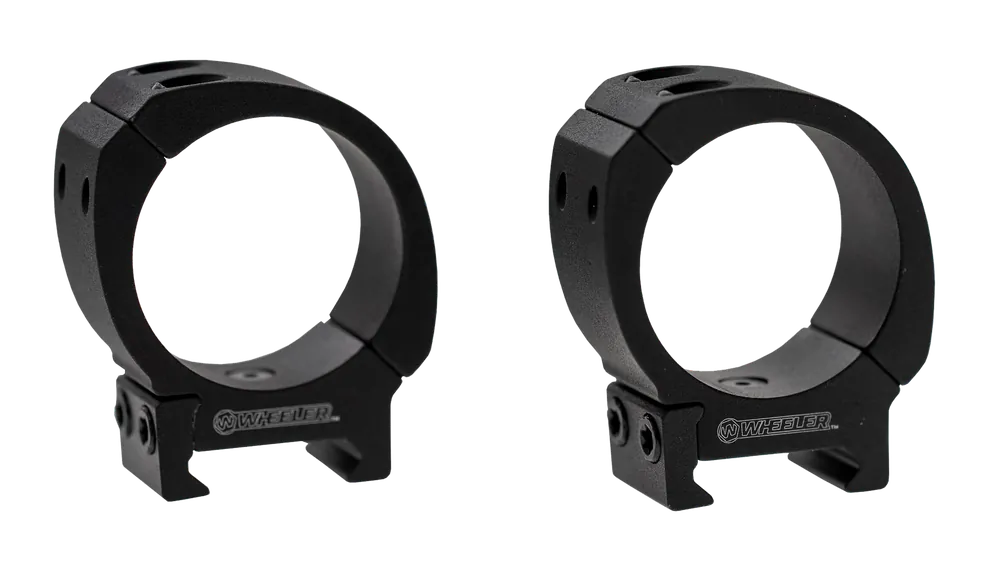 Wheeler 1133754 Black 34mm Medium Sporter Scope Rings