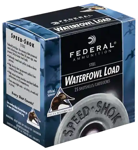 Federal WF1342 Speed-Shok 12 Gauge 3.5" 1.5 oz #2 Shot - 25 Rounds/Box, 10 Boxes/Case