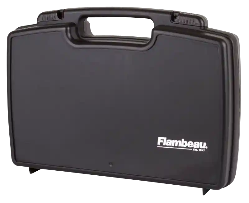 Flambeau Safe Shot Black Polymer Pistol Case for 2 Handguns