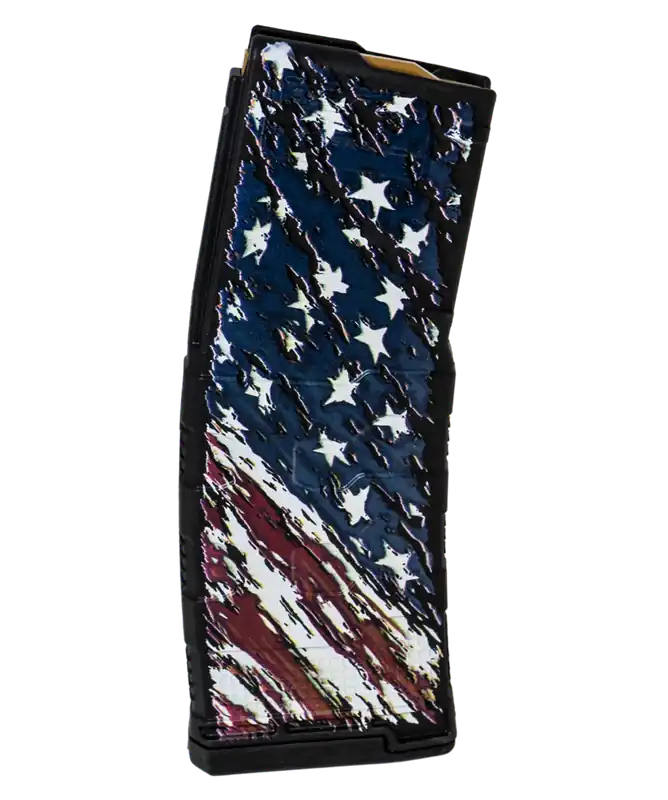 Amend2 MOD-3 30-Round 5.56 NATO AR-15 Magazine - American Flag Design