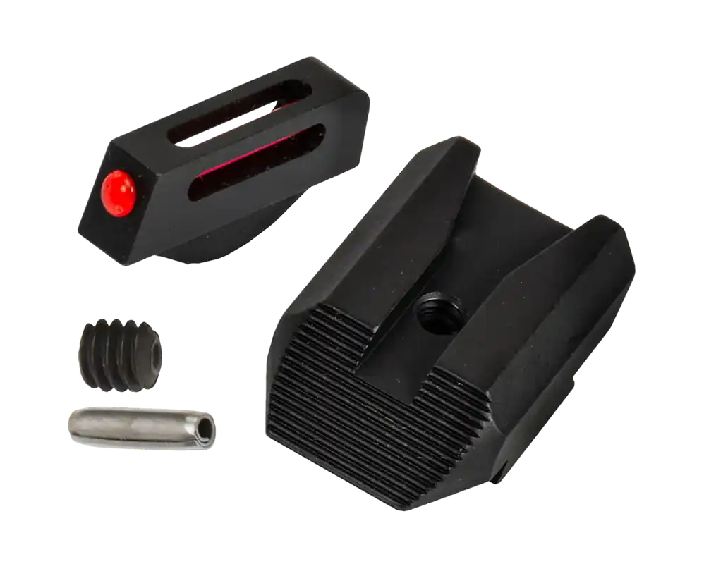 Kimber Mfg. KS6 Fiber Optic Sight Set - Red Front, Black Rear