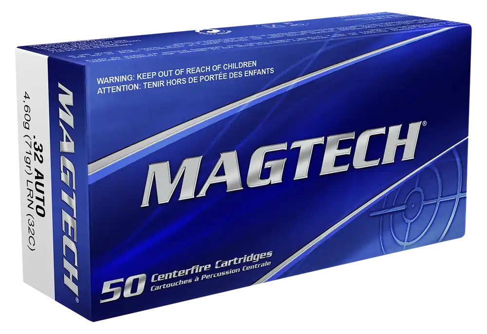 Magtech 32ACP 71gr LRN Ammo - 50 Rounds per Box