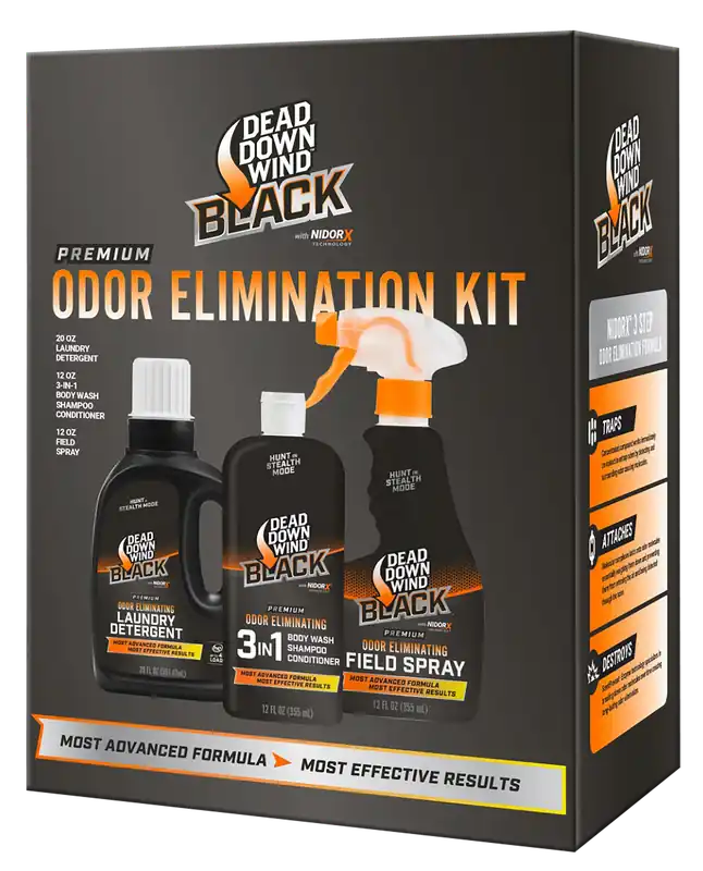 Dead Down Wind Black Premium Odor Eliminator 3-Piece Kit