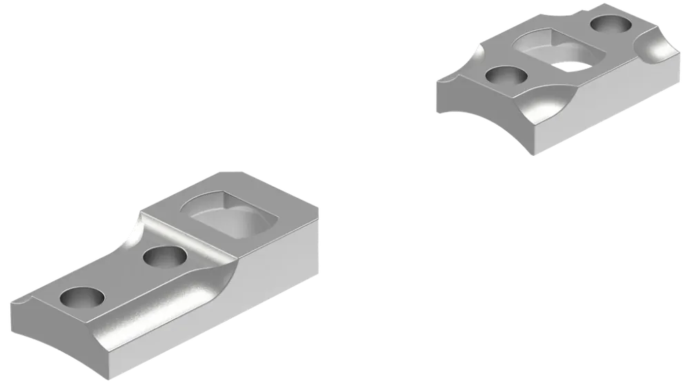Leupold Dual Dovetail Base Set for Remington 700 - Silver 51727