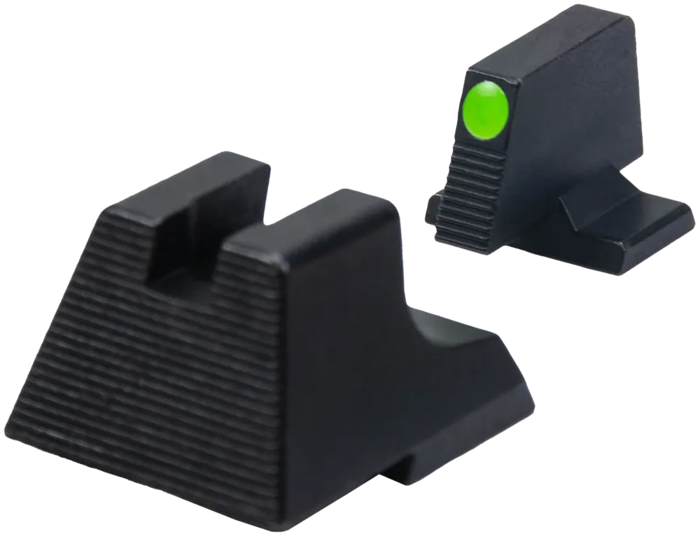 HK Iron Sight Green Tritium for VP9/VP40/P30/HK45 - Black Frame