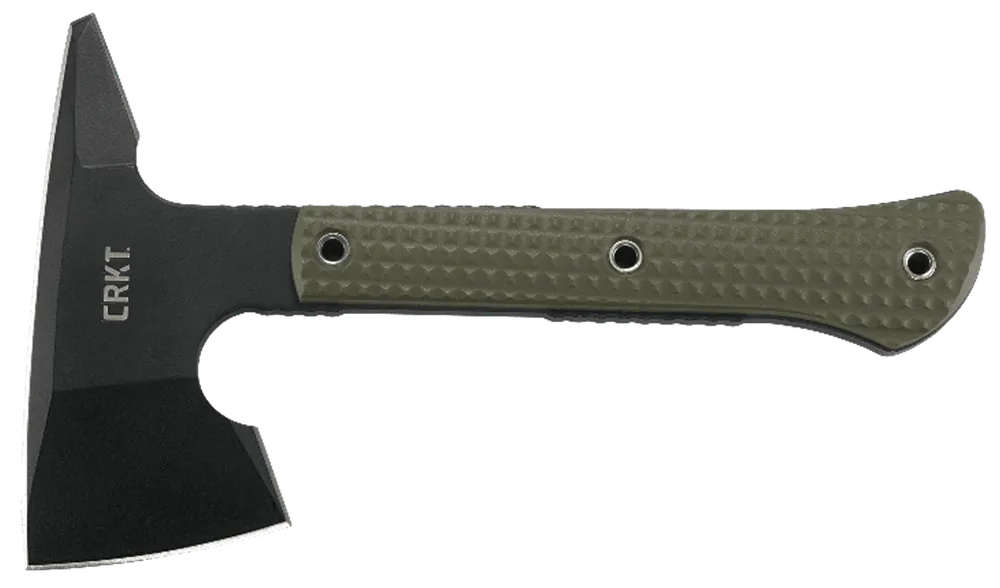 CRKT 2726 Jenny Wren Compact Tomahawk with SK-5 Steel Blade and Green GRN Handle