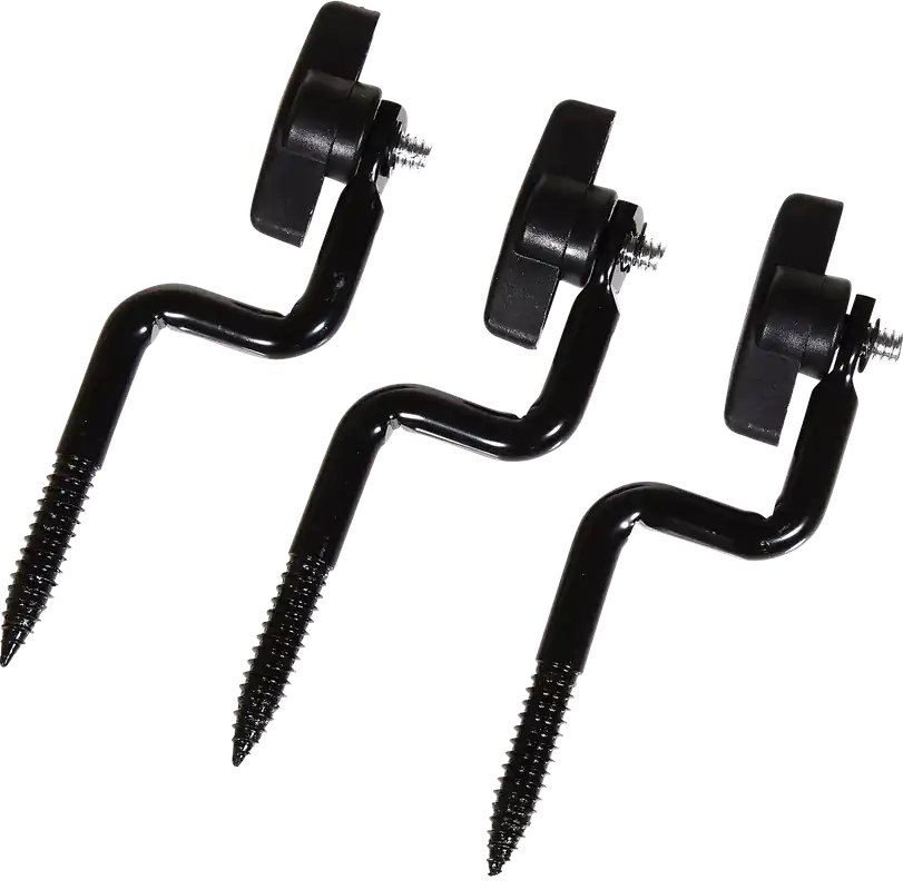 Allen 5307 Trail Camera Tree Mount - Black Steel, Pack of 3