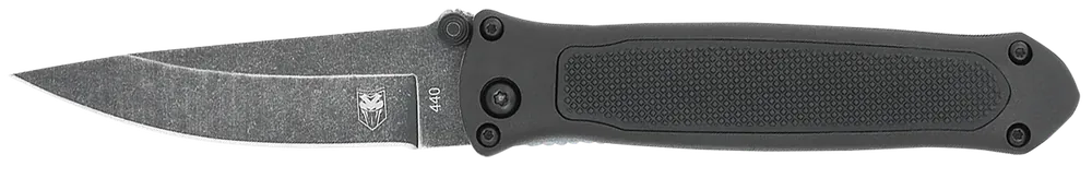 CobraTec Knives Quick Strike Folding Knife with Stonewashed 440 SS Blade and G10 Handle