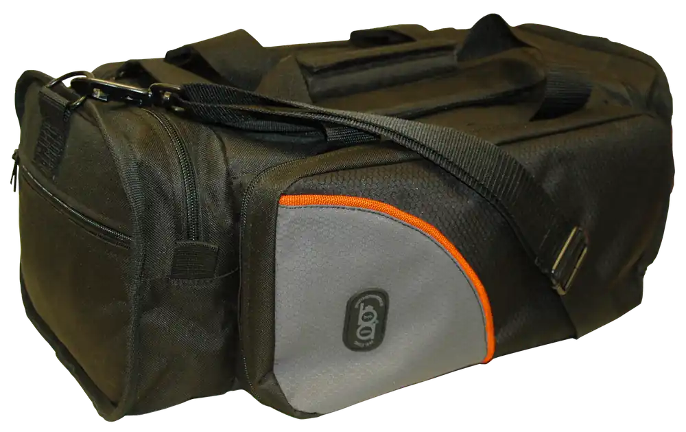 Bob Allen BA450 Club Black/Gray Ripstop Nylon Dual Handgun Case