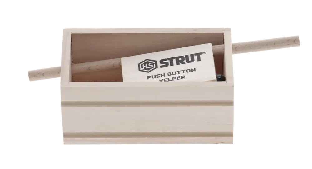 Hunters Specialties Push Button Yelper - Walnut Wood Turkey Call
