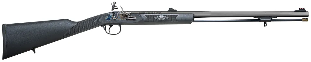 Traditions R381050 PA Pellet Ultralight 50 Cal Flintlock 26" Stainless Cerakote Black Rifle