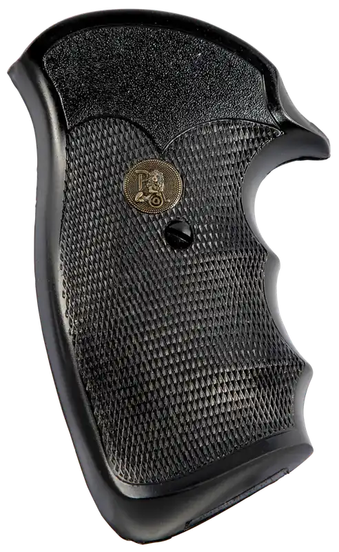 Pachmayr Gripper Grip for Ruger Security-Six - Checkered Black Rubber with Finger Grooves