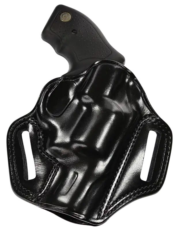 Galco CM880B Combat Master OWB Black Leather Holster for Springfield XDM 4.5" Right Hand