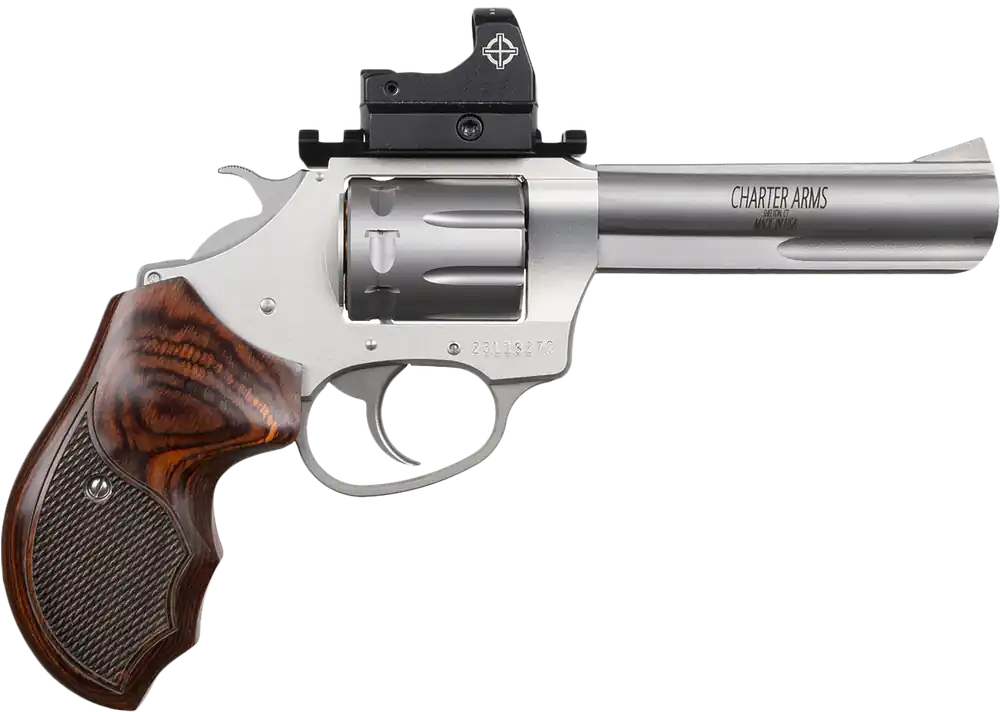 Charter Arms Target Pathfinder .22 LR Revolver with Sightmark Optic and Rosewood Grip