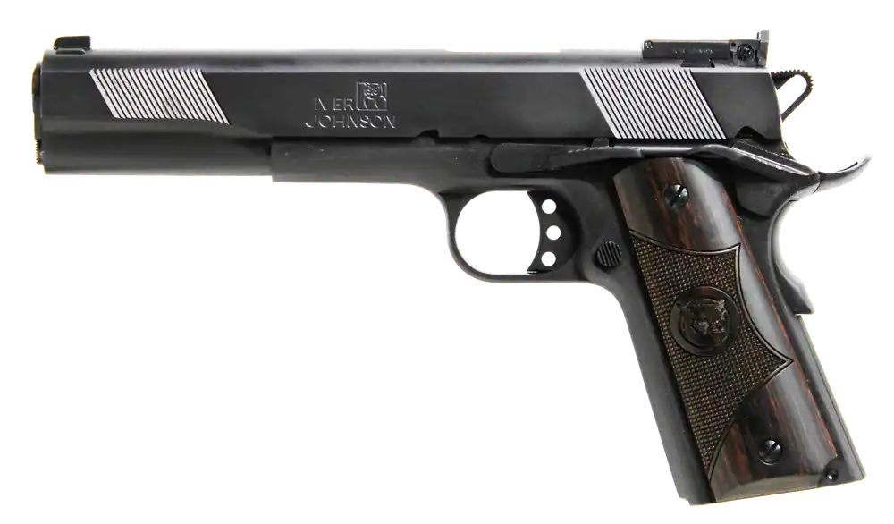 Iver Johnson Arms Eagle XL Deluxe .45 ACP 8+1, 6" Barrel, Matte Blued Finish, Walnut Grip