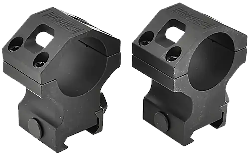 Barrett 13324 ZERO-GAP 30mm Ultra High Black Anodized Rings