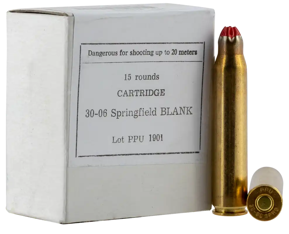 PPU PPB3006 30-06 Springfield Blank Ammo - 15 Rounds per Box, 54 Boxes per Case