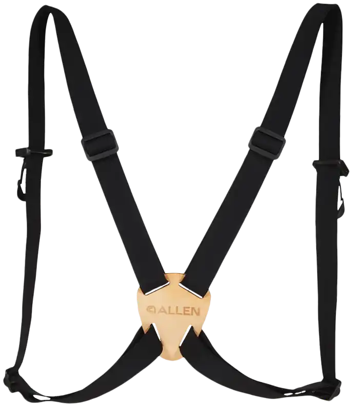 Allen 199 Deluxe Adjustable Black Elastic Binocular Strap 1.25"