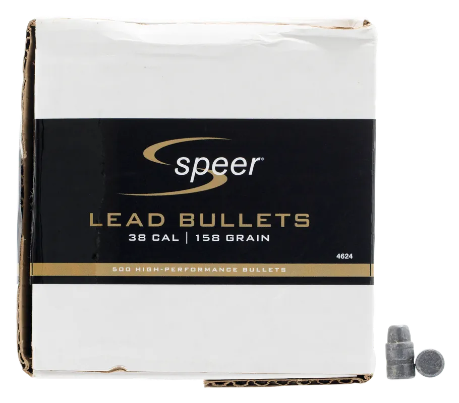 Speer 4624 .38 Cal 158gr LSWC Handgun Ammo - 500 Rounds