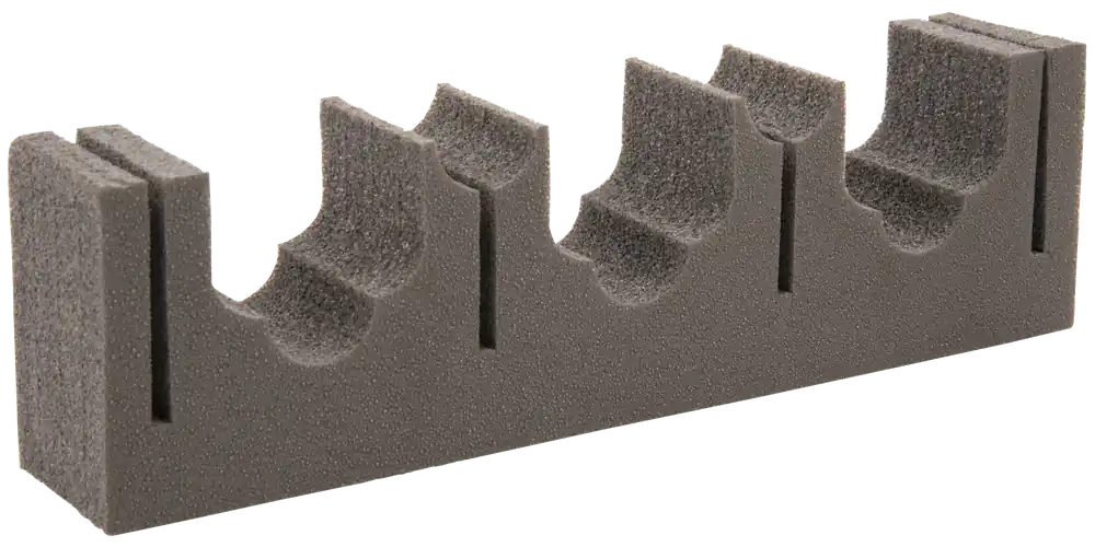 Allen 5658 Magnetic Holder for Firearms & Fishing Rods - Black Metal/Foam, Holds 3 Rifles/Shotguns