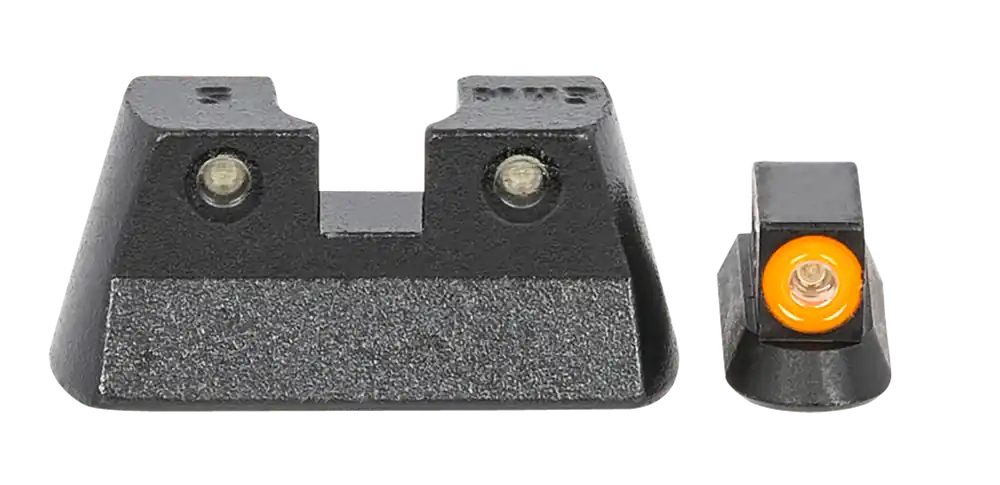 Meprolight USA Hyper-Bright Tritium Sights for CZ 75/82/83/85 - Green/Orange Front, Green/Black Rear
