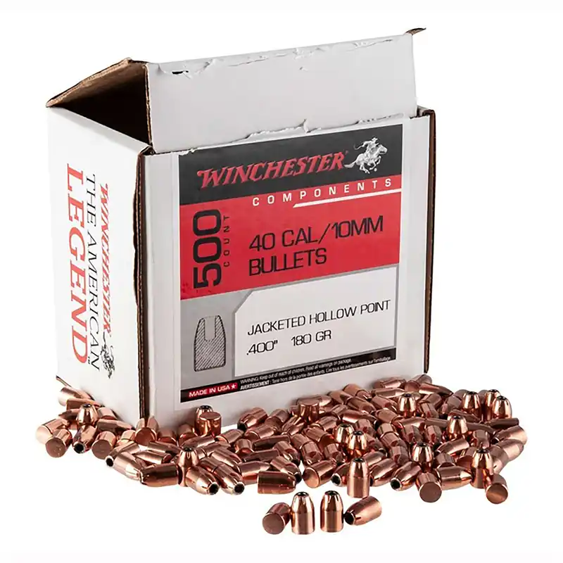 Winchester Ammo WB40HP180D 40S&W 180gr JHP 500/Box, 3/Case