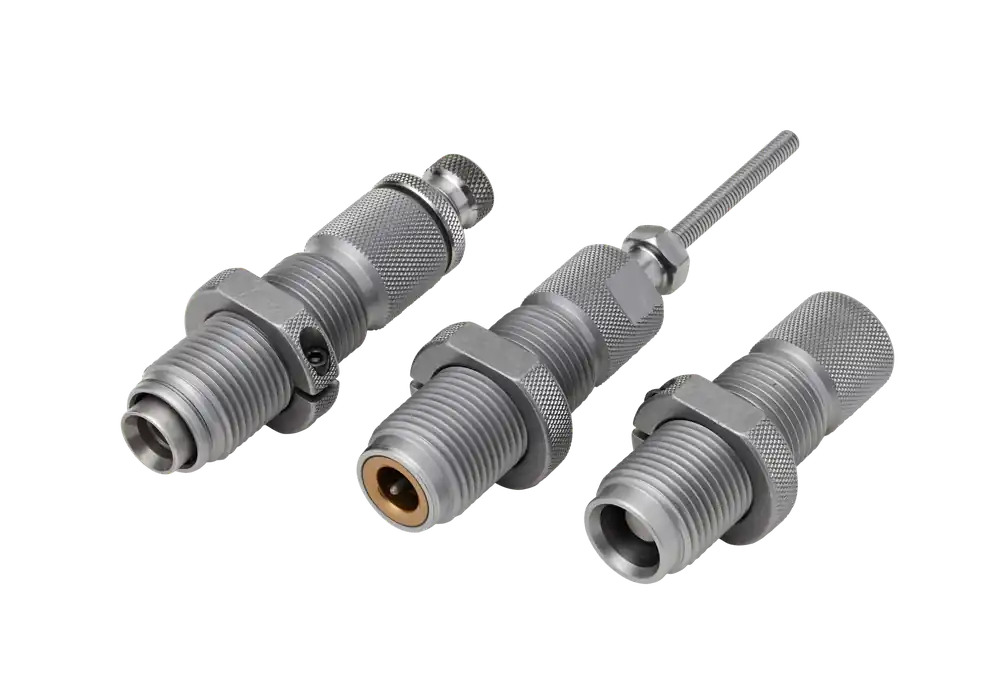 Hornady Custom Grade 3-Die Set for 45 ACP with Sizer, Seater, Expander, and Taper Crimp