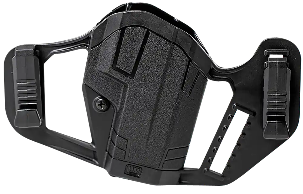 Uncle Mike's 79130 Apparition IWB/OWB Belt Clip for Glock 43/43X - Ambidextrous Black Polymer