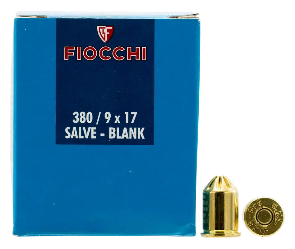 Fiocchi 380 Rimmed Short Pistol Blanks - 50/Box, 30/Case