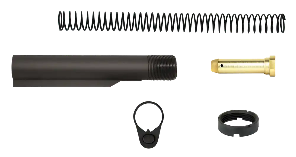 TacFire MAR047A Mil-Spec AR-15 Buffer Tube Kit - Black
