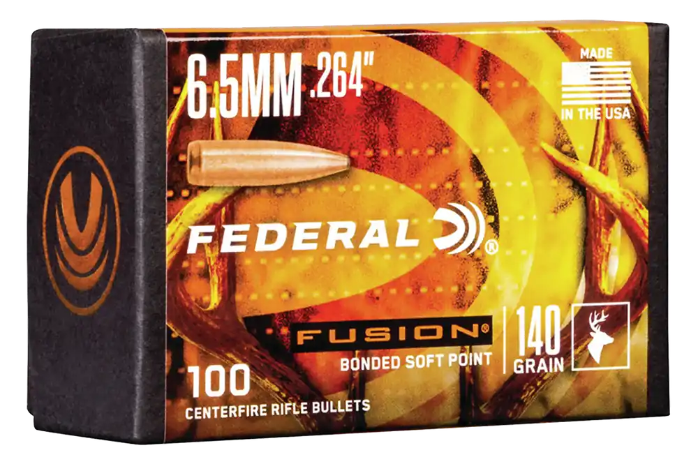 Federal Fusion 6.5 Creedmoor 140 gr Soft Point Ammo - 100/Box