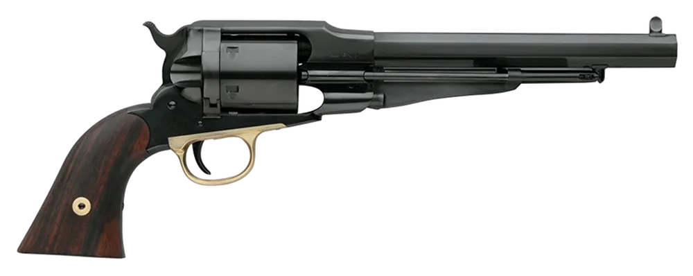 Taylors & Company 1858 Remington Conversion .45 Colt Revolver, 8" Barrel, 6-Round, Blued Steel & Walnut