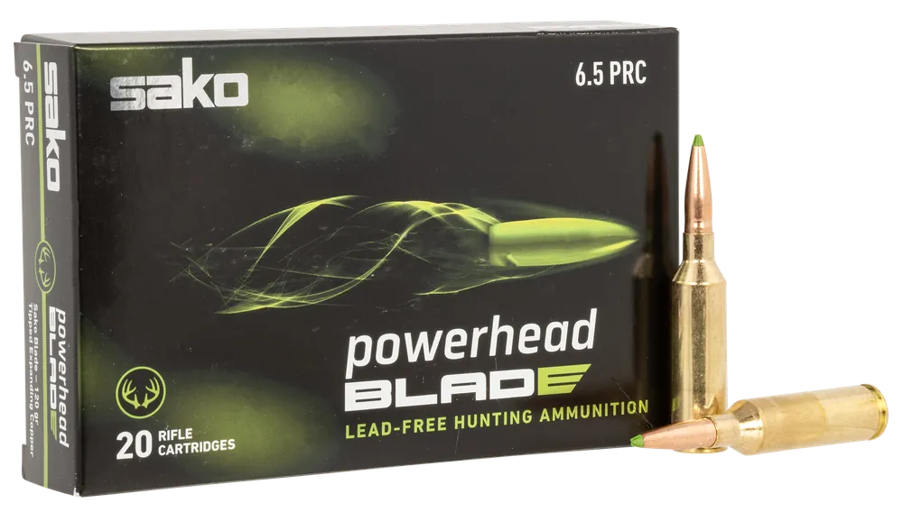 SAKO TIKKA PowerHead Blade 6.5PRC 120gr Ammunition - 20 Rounds per Box