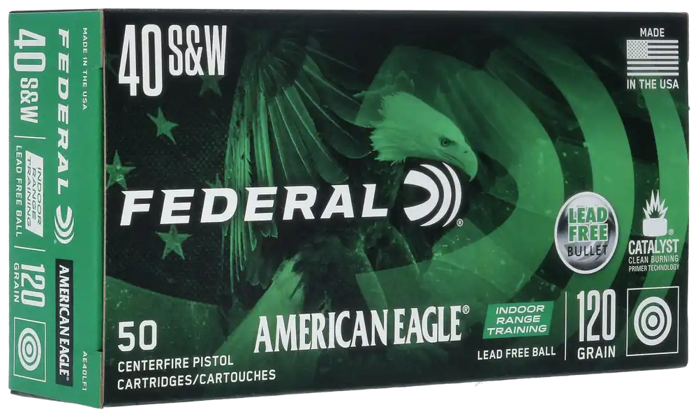 Federal American Eagle 40S&W 120gr Lead-Free IRT Training Ammo - 50/Box