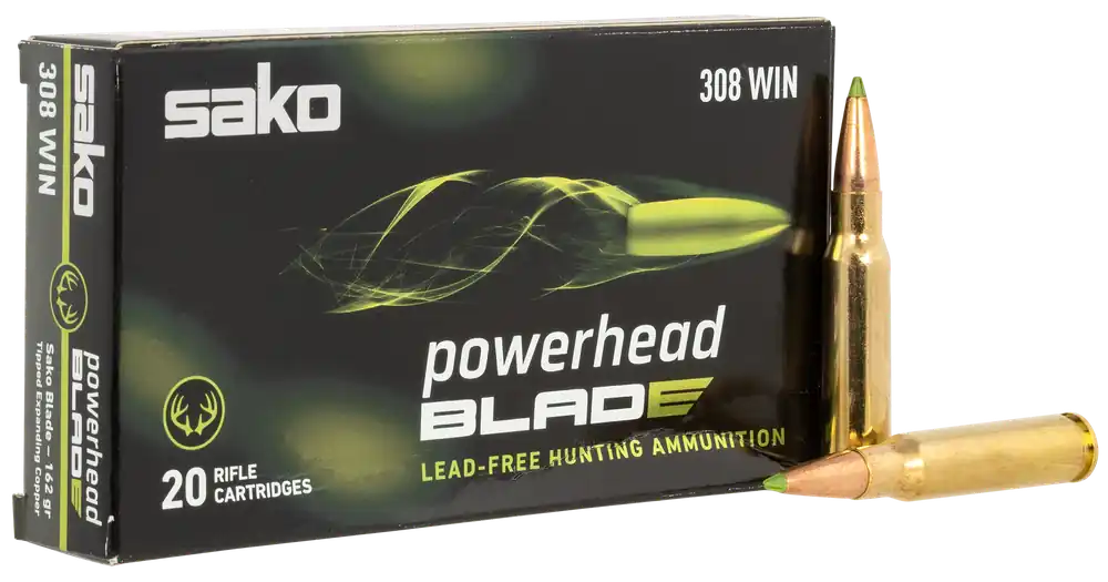 SAKO TIKKA PowerHead Blade .308 Win 162gr Ammunition - 20 Rounds per Box, 10 Boxes per Case