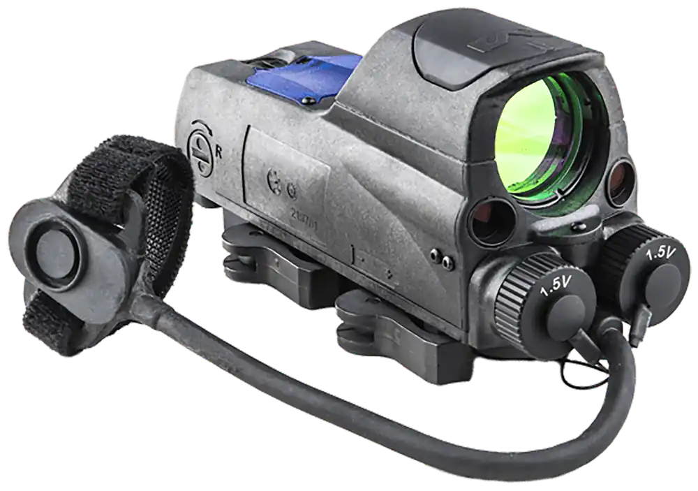 Meprolight USA MOR PRO Black 1x30mm Optic with 2.2 MOA Dot/Bullseye Reticle and Green & IR Laser