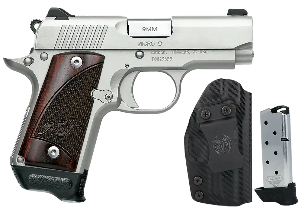 Kimber Micro 9 Stainless Rosewood 9mm 3.15" RTC